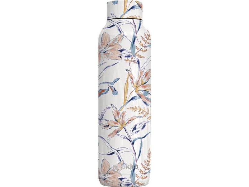 Quokka Nerezová termoláhev Solid Vintage Floral 630 ml