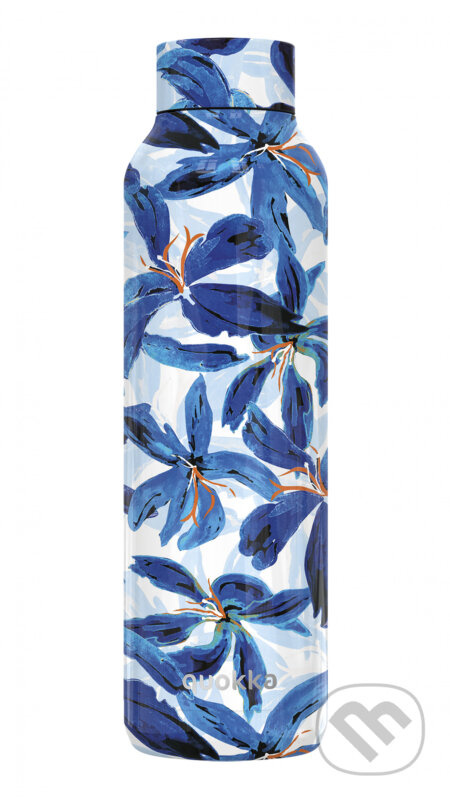 Nerezová termofľaša Solid Blue Hibiscus 630 ml