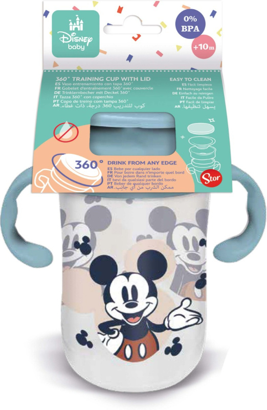 Stor dětský trénovací hrneček Mickey Mouse 159802 395 ml