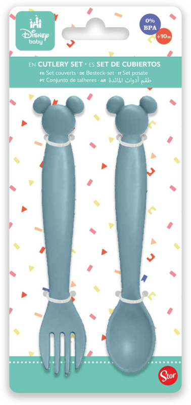 STOR Dětský příbor 2ks Mickey mouse