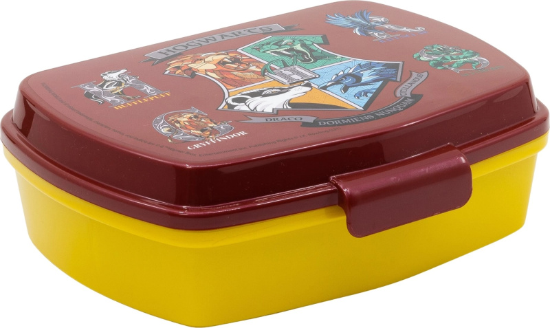 Stor box na svačinu Harry Potter žlutý 16x11x5 cm