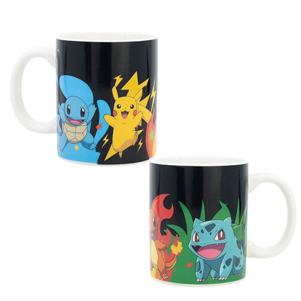 STOR Hrneček keramický měnící barvu Pokémon 325 ml