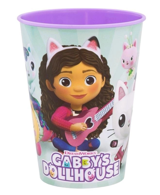 Dětský plastový kelímek Gábinin kouzelný domek 260 ml
