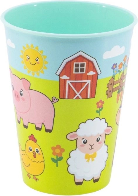STOR plastový kelímek 260 ml Farma