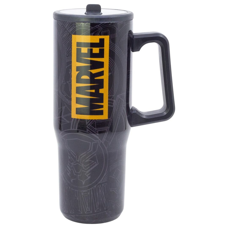 Marvel Termohrnek s brčkem a uchem 920 ml