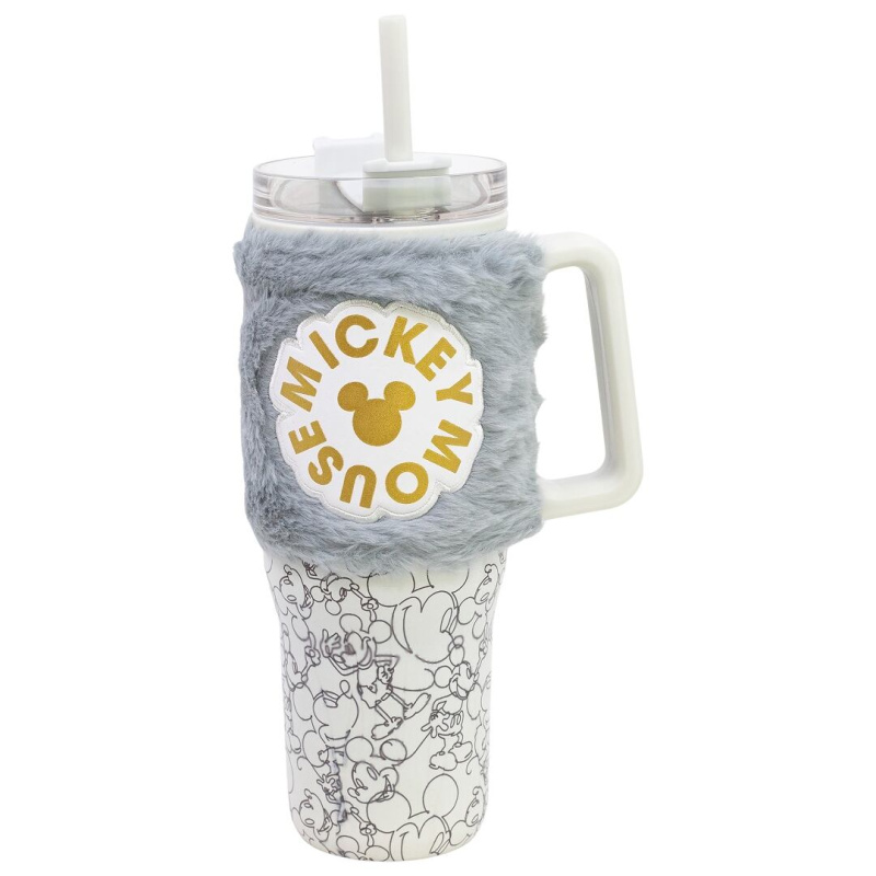 Mickey Mouse Termohrnek s plyšovým návlekem 770 ml