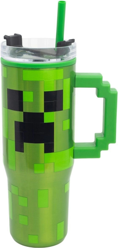 Termohrnek s brčkem Minecraft 770 ml
