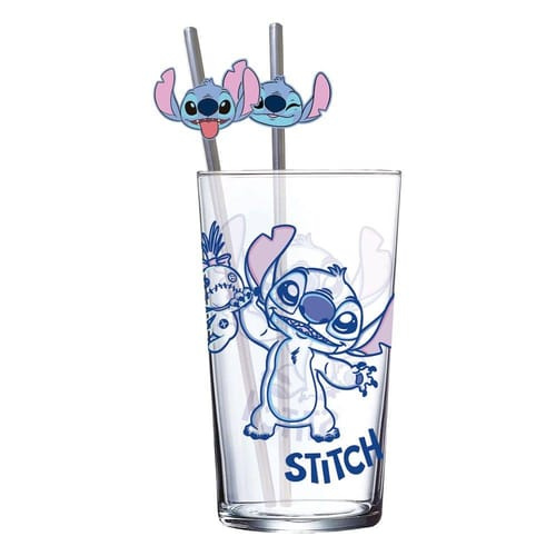 Sklenice s brčky Lilo & Stitch