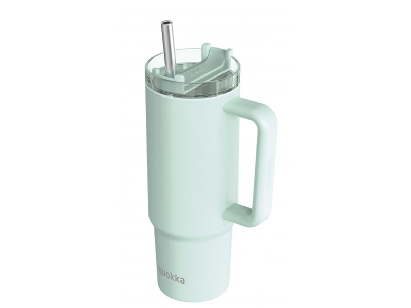 Nerezový termohrnček so slamkou Stream Turquoise 950 ml