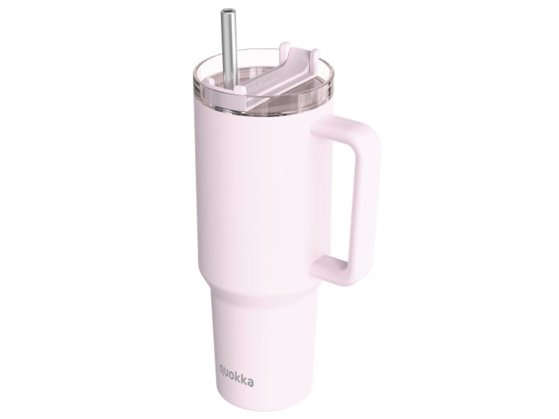 Nerezový termohrnček so slamkou Stream Light Pink 1200 ml
