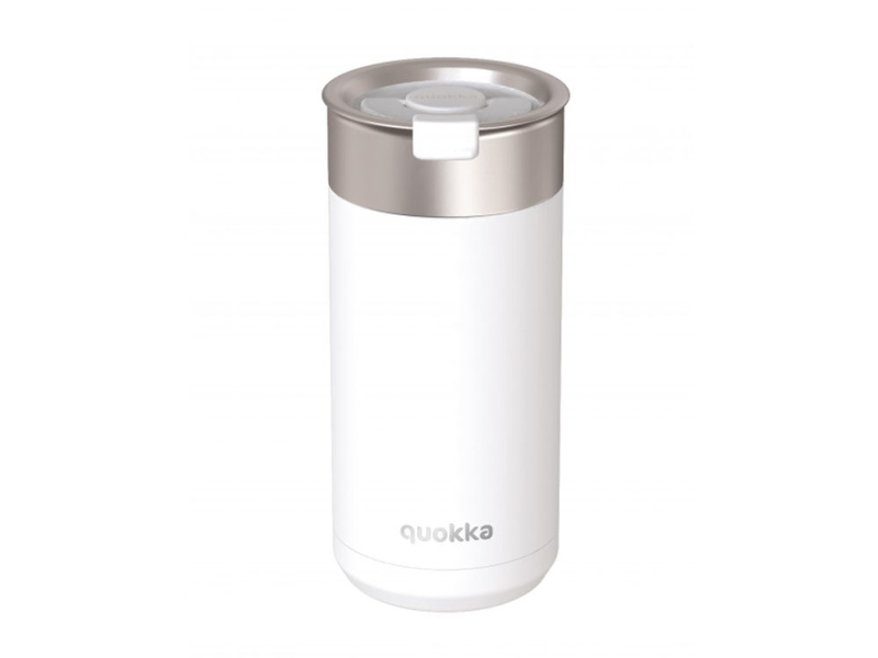 Nerezový termohrnček so sitkom Boost White 400 ml