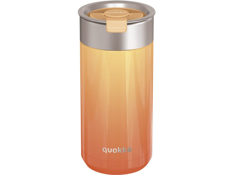 Quokka Nerezový termohrnek se sítkem Boost: Apricot Orange 400ml