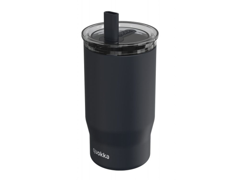 Nerezový termohrnček so slamkou Mist Black 720 ml