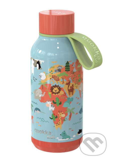 Nerezová termofľaša Solid Kids s pútkom Map of Life 330 ml - hra z kategorie Quokka