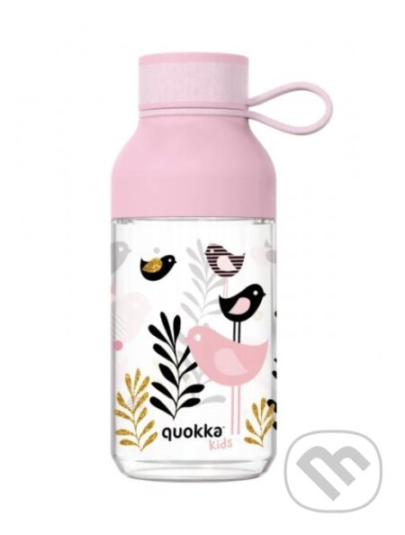Quokka Ice Kids láhev s poutkem Birds 430 ml