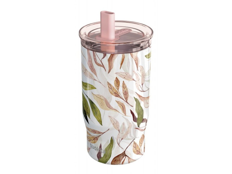 Nerezový termohrnček so slamkou Mist Falling Leaves 720 ml