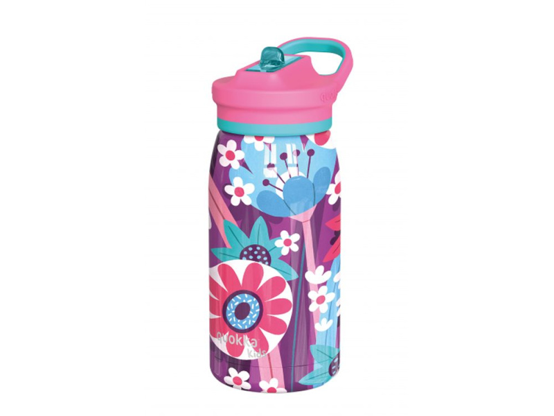 Nerezová termofľaša s náustkom Pop Kids Blooming Garden 445 ml