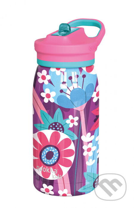 Nerezová termofľaša s náustkom Pop Kids Blooming Garden 445 ml