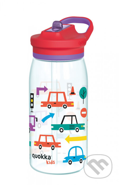 Plastová fľaša s náustkom Glow Kids Cars 580 ml