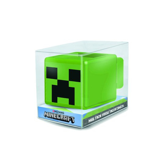 Storline Keramický hrnek MINECRAFT CREEPER zelený velký 444 ml