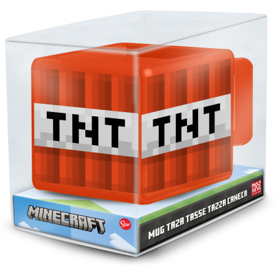 EPEE Merch Minecraft Hrnek 3D TNT Box STOR 440 ml