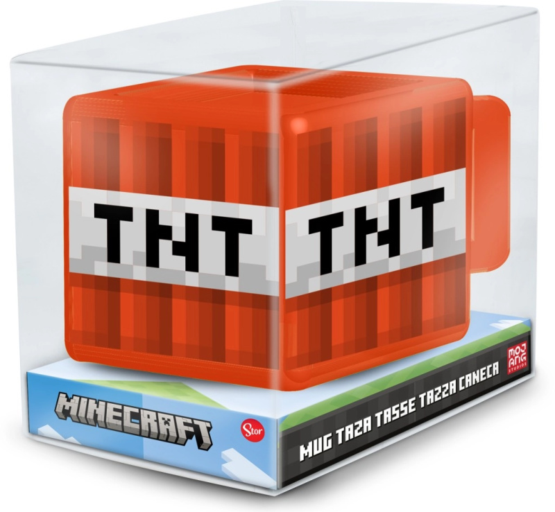 EPEE Merch Minecraft Hrnek 3D TNT Box STOR 440 ml