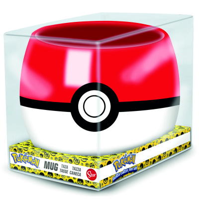 GB eye Keramický 3D hrnek Pokémon Pokeball 350 ml