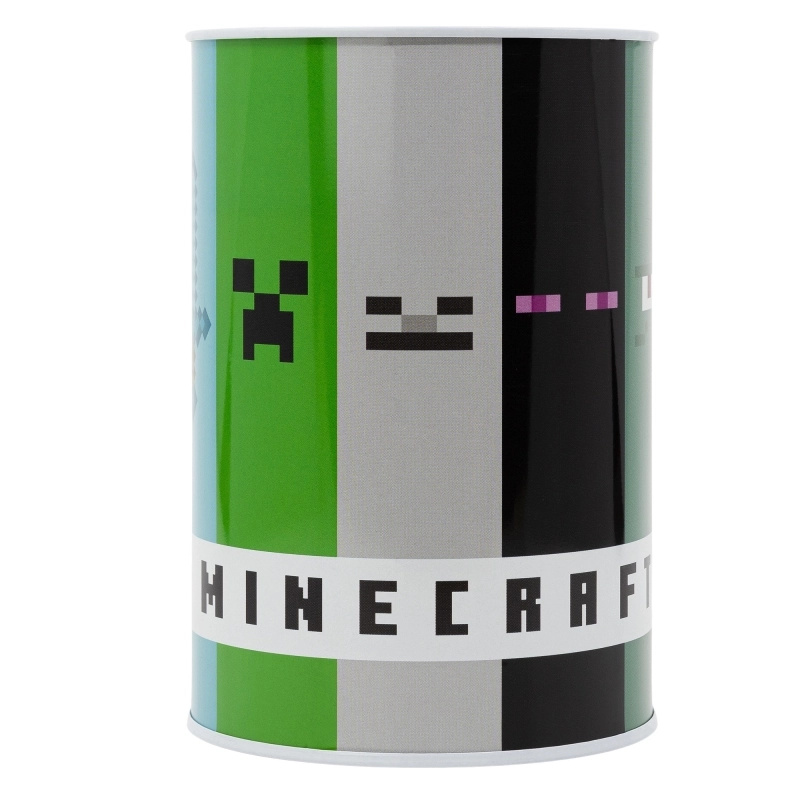 Minecraft kovová pokladnička - 1 kus