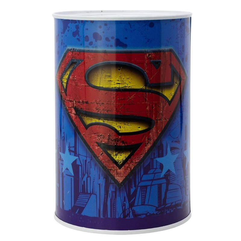 DC Comics Superman kovová pokladnička