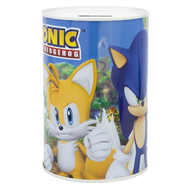Sonic kovová pokladnička