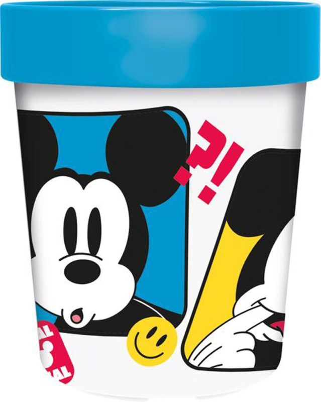 Plastový kelímek MICKEY s protiskluzovým dnem 260 ml