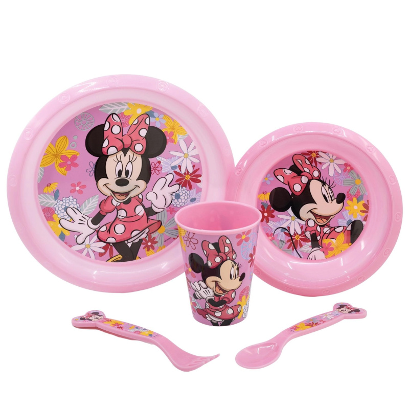 Minnie Mouse spring look snídaňový set pro děti (5 dílů)
