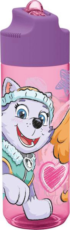 Plastová láhev Ecozen Paw Patrol 540 ml růžová