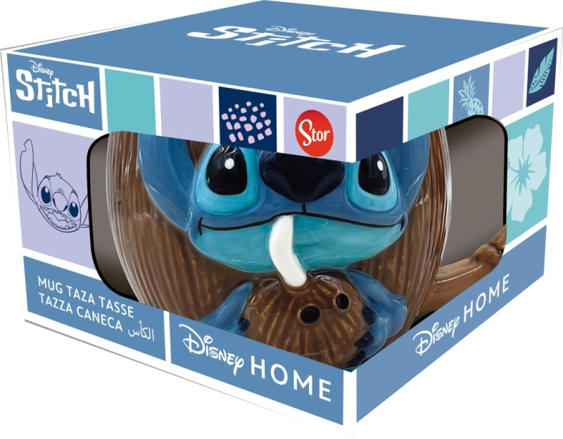 Stitch Hrnek 3D Kokos EPEE 420 ml