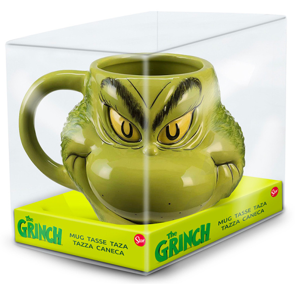 STOR Grinch 3D Hrnek EPEE Merch 440 ml