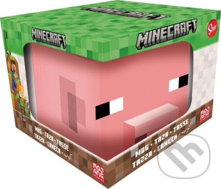 Minecraft 3D hrnek prasátko 440 ml