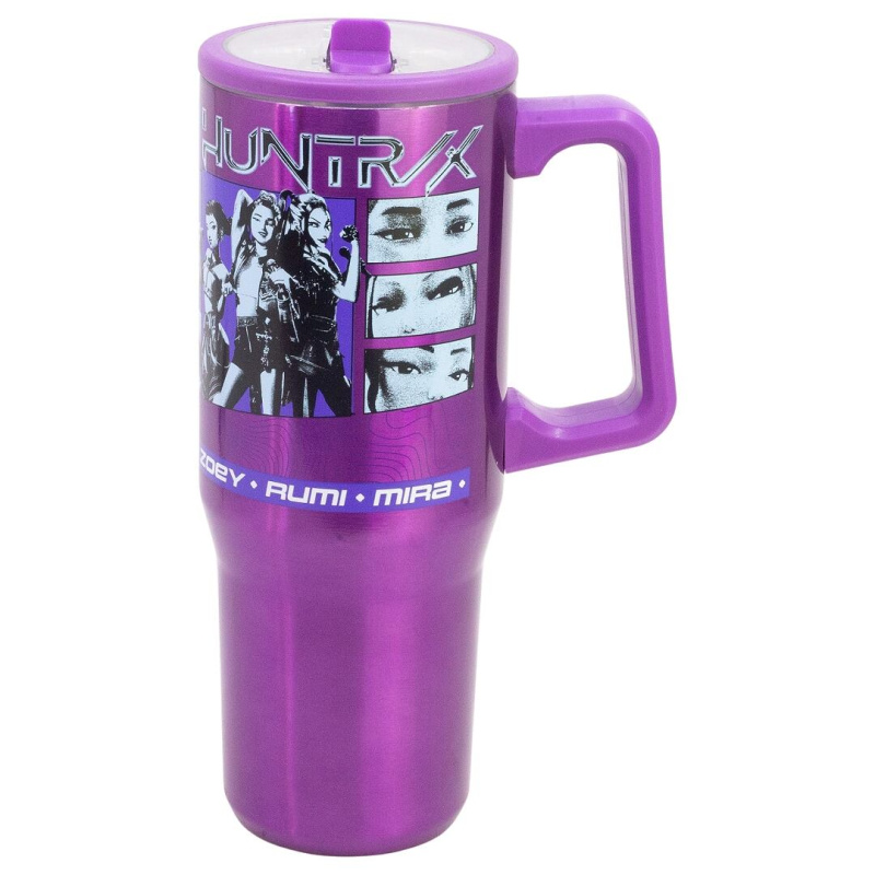 STOR KPop Demon Hunters XL nerezový termohrnek s pítkem 920 ml