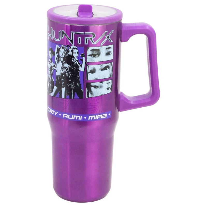 STOR KPop Demon Hunters XL nerezový termohrnek s pítkem 920 ml