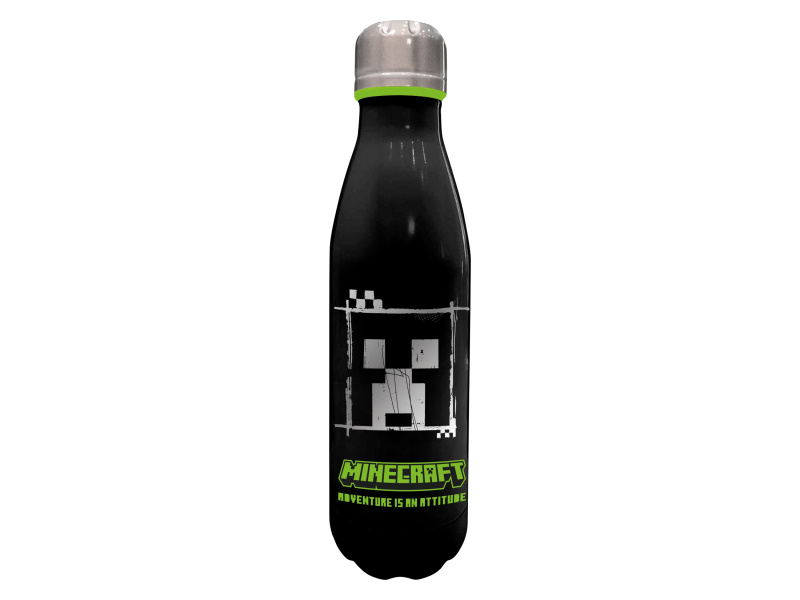 Láhev na pití (Minecraft / černá)