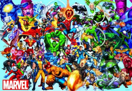 EDUCA Puzzle Hrdinové Marvel 1000 dílků