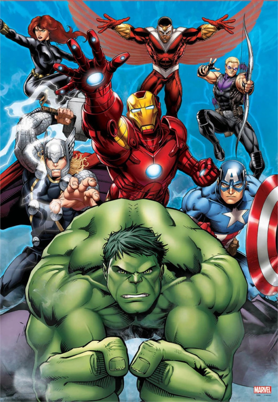 EDUCA Puzzle Avengers - Sjednocení 200 dílků