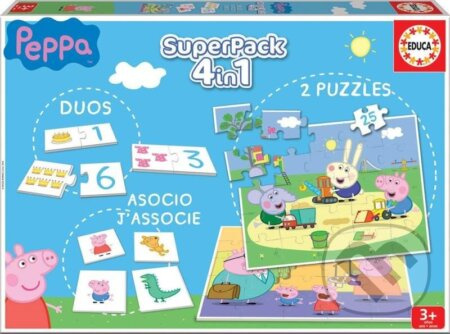EDUCA Soubor her Prasátko Peppa 4v1