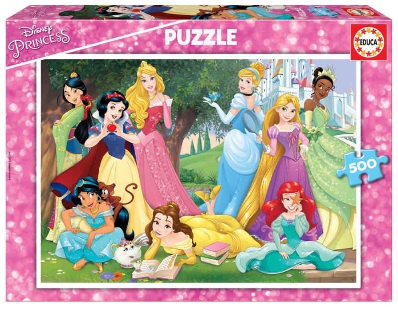 EDUCA Puzzle Disney Princezny 500 dílků