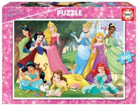EDUCA Puzzle Disney Princezny 500 dílků