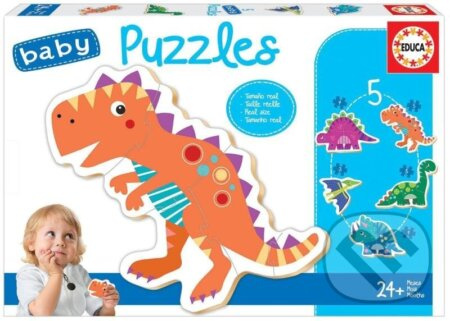 Educa baby puzzle dinosauři 5v1