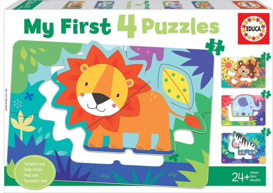 Moje první puzzle zvířátka z divočiny