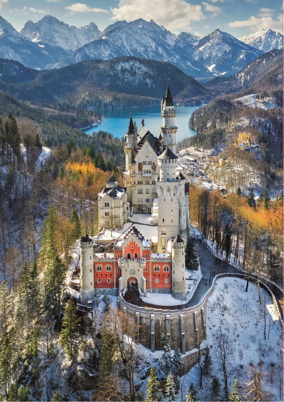 EDUCA Zámek Neuschwanstein ze vzduchu 1000 dílků