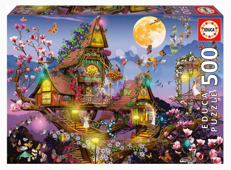 EDUCA Puzzle Vílí dům 500 dílků