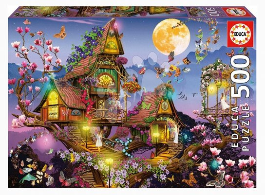 EDUCA Puzzle Vílí dům 500 dílků