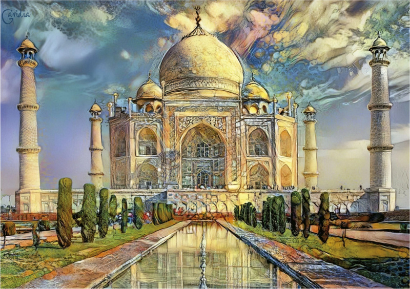 EDUCA Puzzle Taj Mahal 1000 dílků